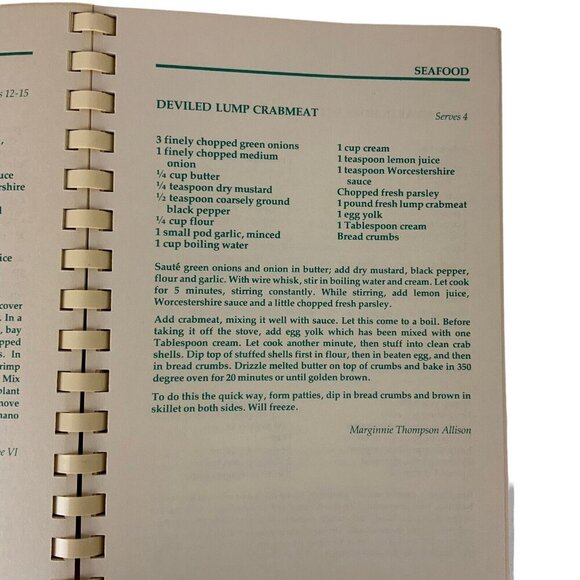 Beaumont Texas Junior League Lagniappe Cookbook First Edition 1982 Spiral Bound - Picture 13 of 15